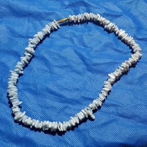 (2 for 5) Sea Green Pooka Shell Necklace